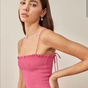 Reformation sable dress nwt